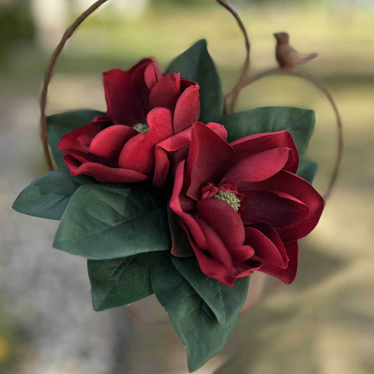 BOUQUET BU/RED MAGNOLIA OF 2